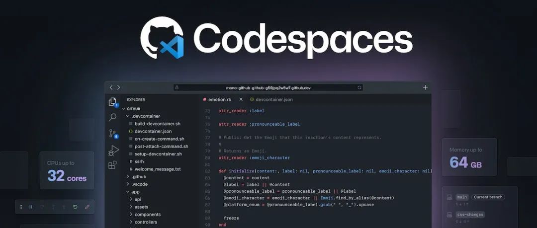 GitHub 官方出的 Online VSCode 编辑器太香了!