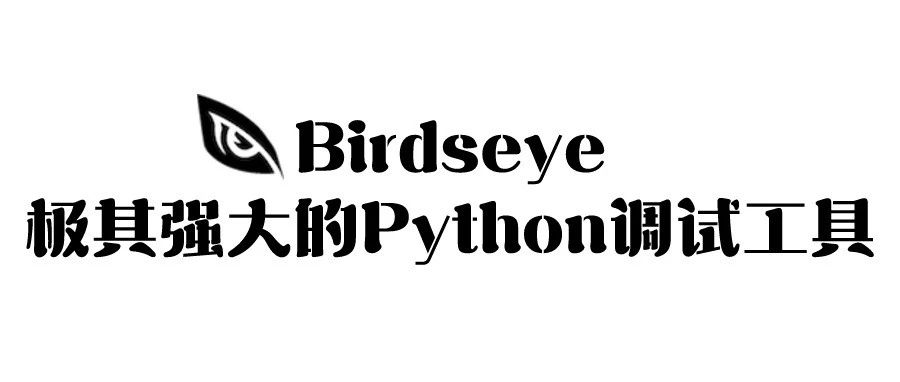 Birdseye - 极其强大的 Python 调试工具