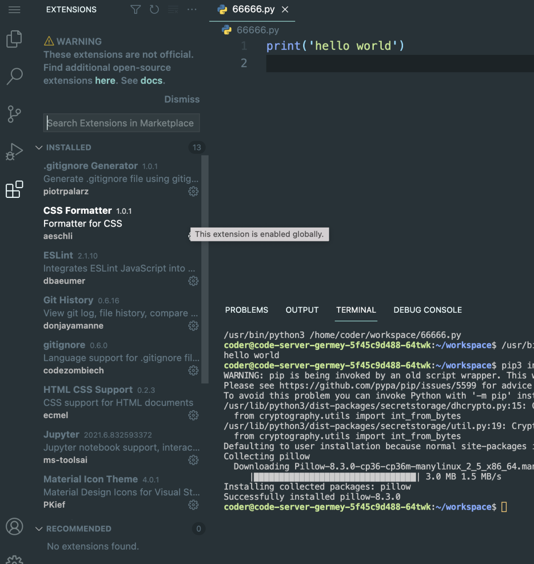 爽爆了!我搞了一个网页版 VS Code 爽爆了!我搞了一个网页版 VS Code