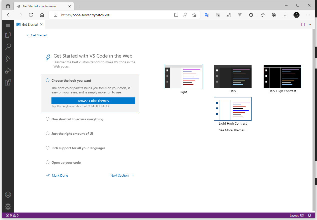 使用code-server结合轻量应用服务器搭建开发环境