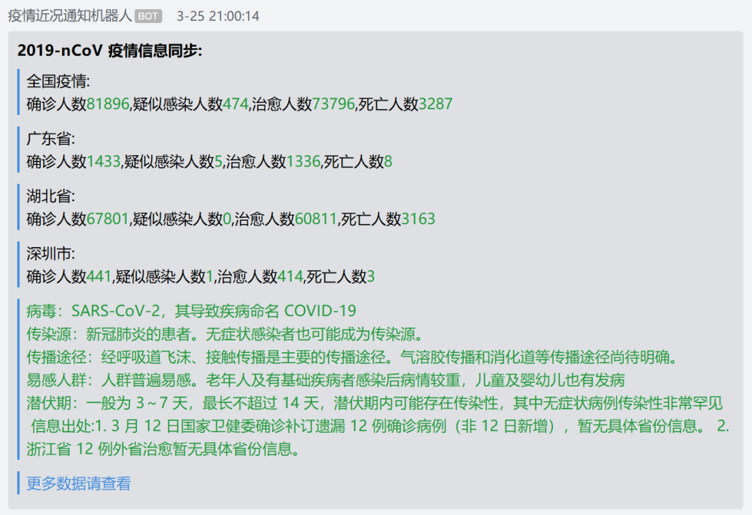 基于 Serverless + 企业微信打造 nCoV 疫情监控小助手