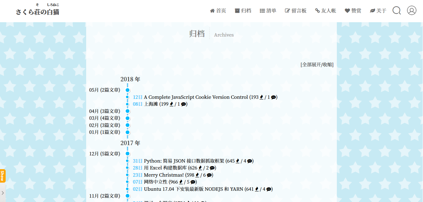 WordPress 主题 Sakura