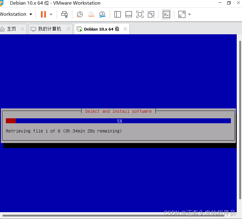 Debian选择并安装软件需要下载很久的解决办法