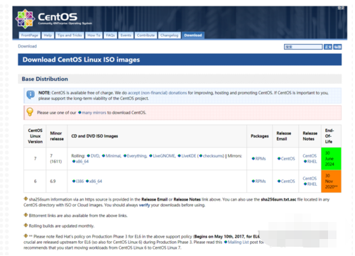 从CentOS官网下载系统镜像详细教程