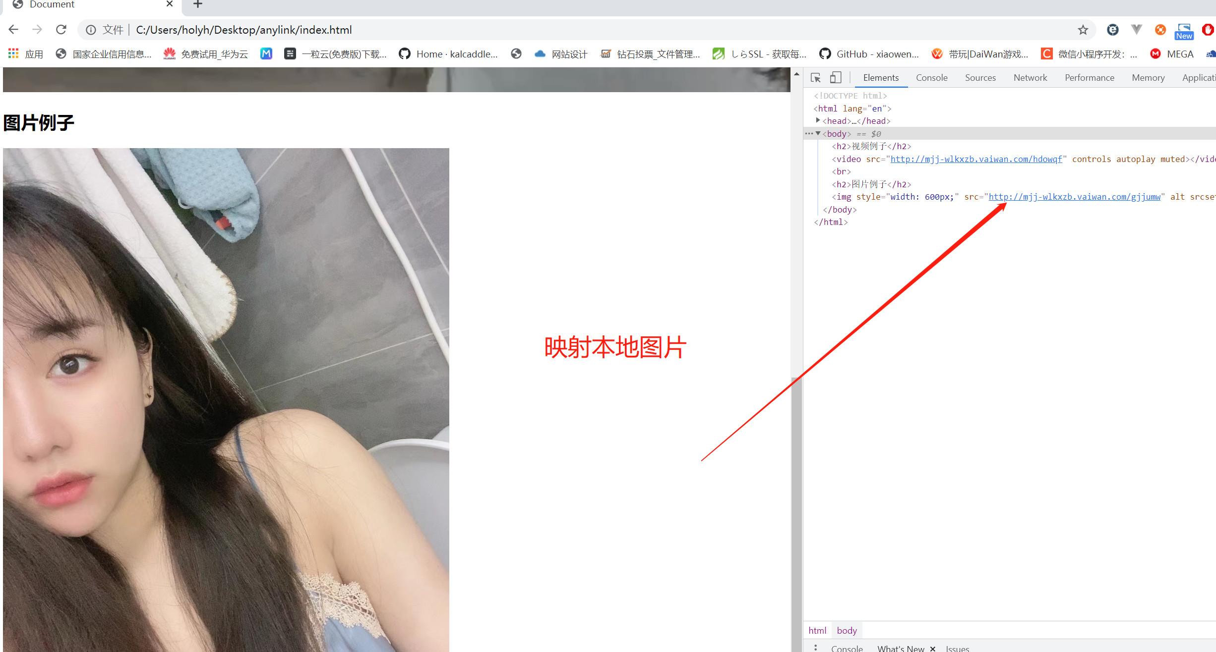 无需公网映射本地任意目录和文件至公网,并支持直链调用