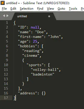 Sublime Text 3安装Json格式化插件