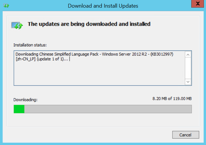 Windows Server 2012 英文版设置成简体中文语言