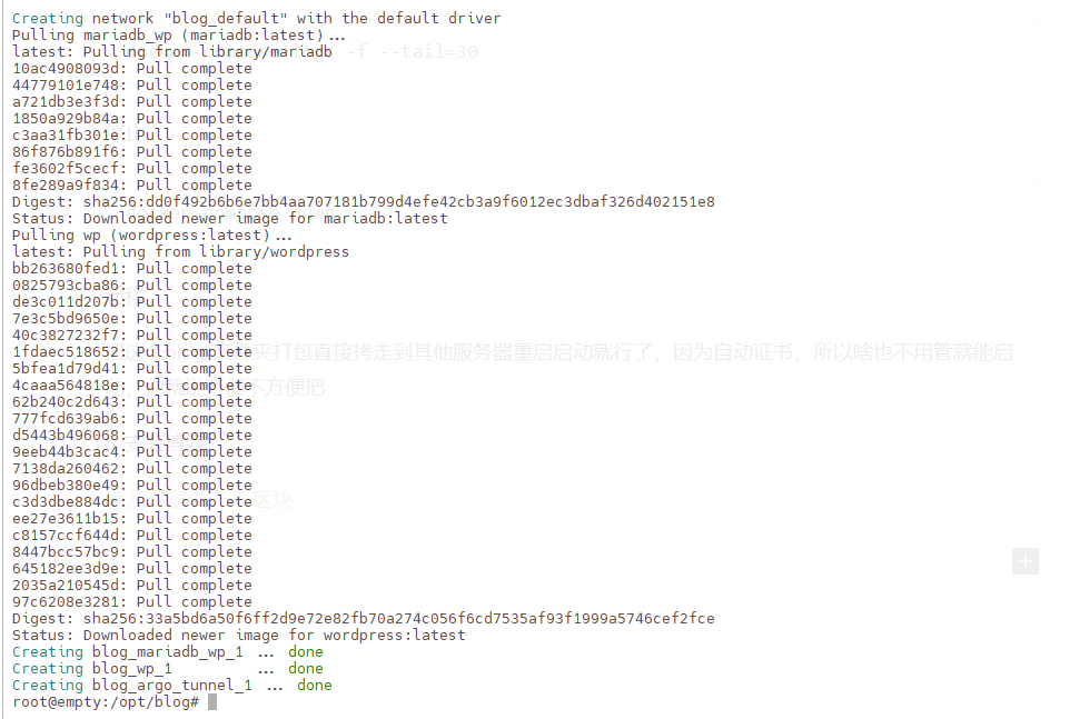 cloudflare tunnel 详细介绍 —— 面向cloudflare的网站搭建,1分钟快速启动一个有ssl证书的wordpress博客