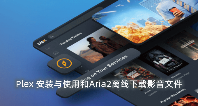 自建个人电影音乐资料库:Plex 安装与使用和Aria2离线下载影音文件